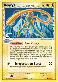 Deoxys Delta Species Speed Forme 6/110 (Holon Phantoms)  - Holofoil
