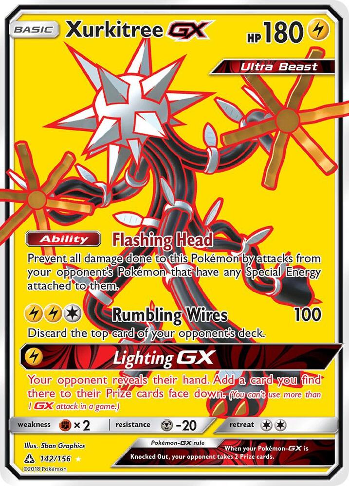 Xurkitree GX 142/156 (SM - Ultra Prism)  - Holofoil