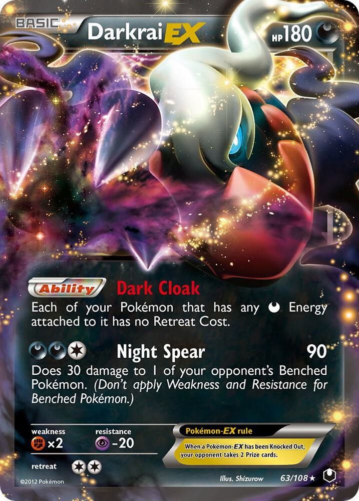 Darkrai EX 63/108 (Dark Explorers)  - Holofoil