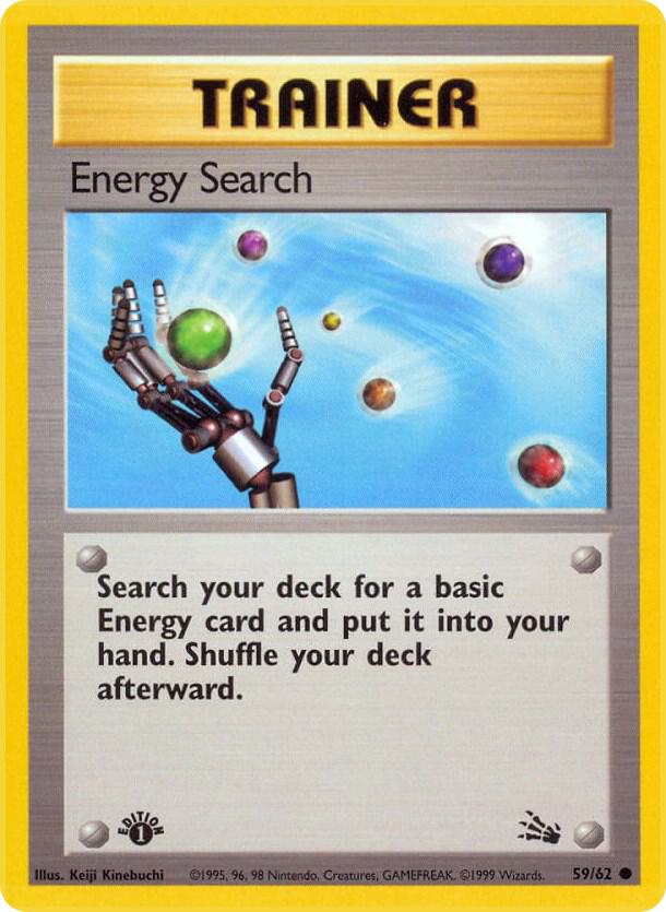 Energy Search 59/62 (Fossil)  - 1st Edition
