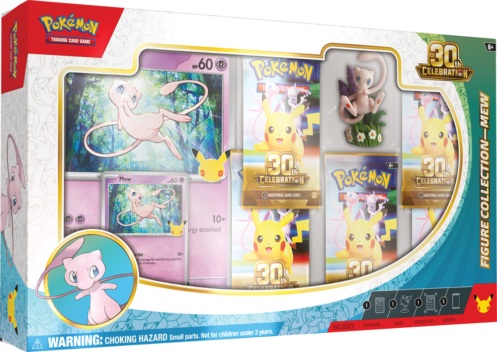 Pokemon TCG 30th Celebration Figure Collection Mew /Mewtwo