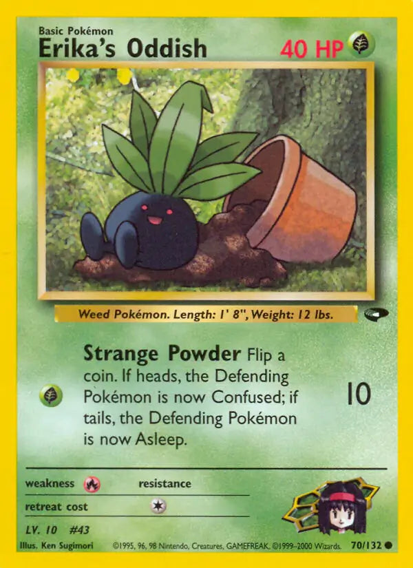 Erika's Oddish 070/132 (Gym Challenge)  - Unlimited