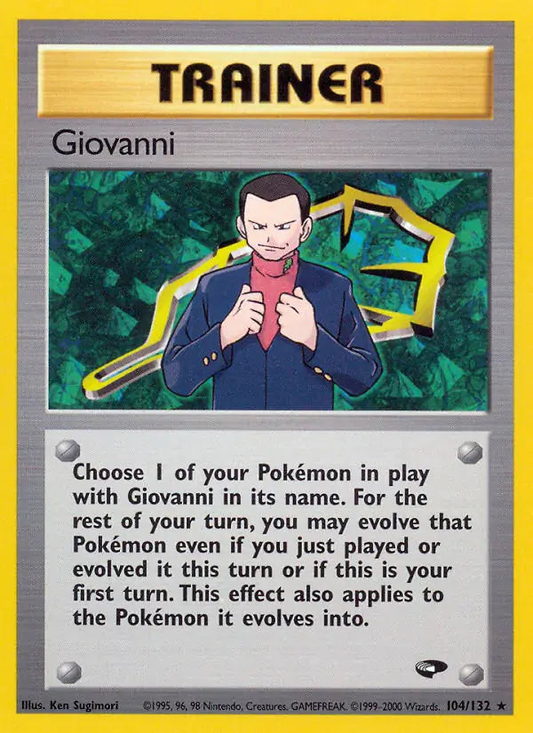 Giovanni  104/132 (Gym Challenge)  - Unlimited
