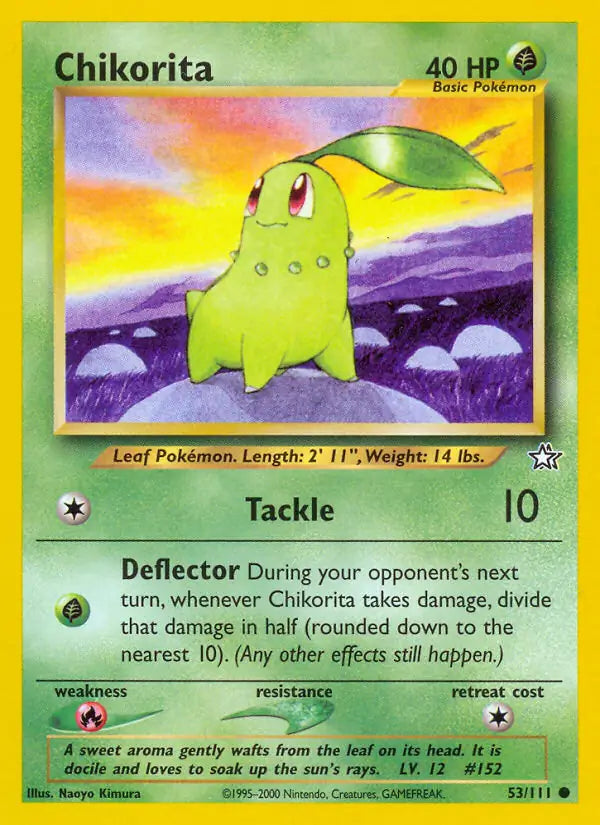 Chikorita 53/111 (Neo Genesis)  - Unlimited
