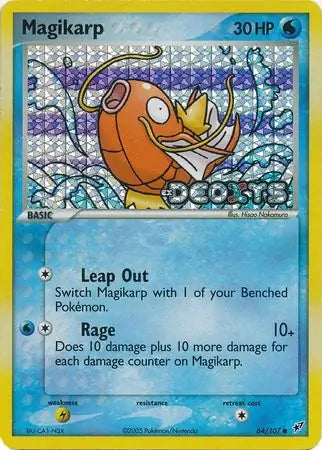 Magikarp 64/107 (EX Deoxys)  - Reverse Holofoil