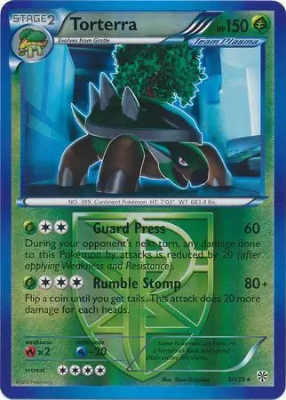 Torterra Team Plasma 3/135 (Plasma Storm)  - Reverse Holofoil