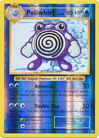 Poliwhirl 24/108 (XY - Evolutions)  - Reverse Holofoil