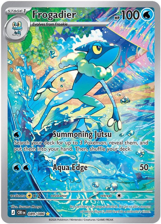 Frogadier 089/086 (ME04: Chaos Rising)  - Holofoil