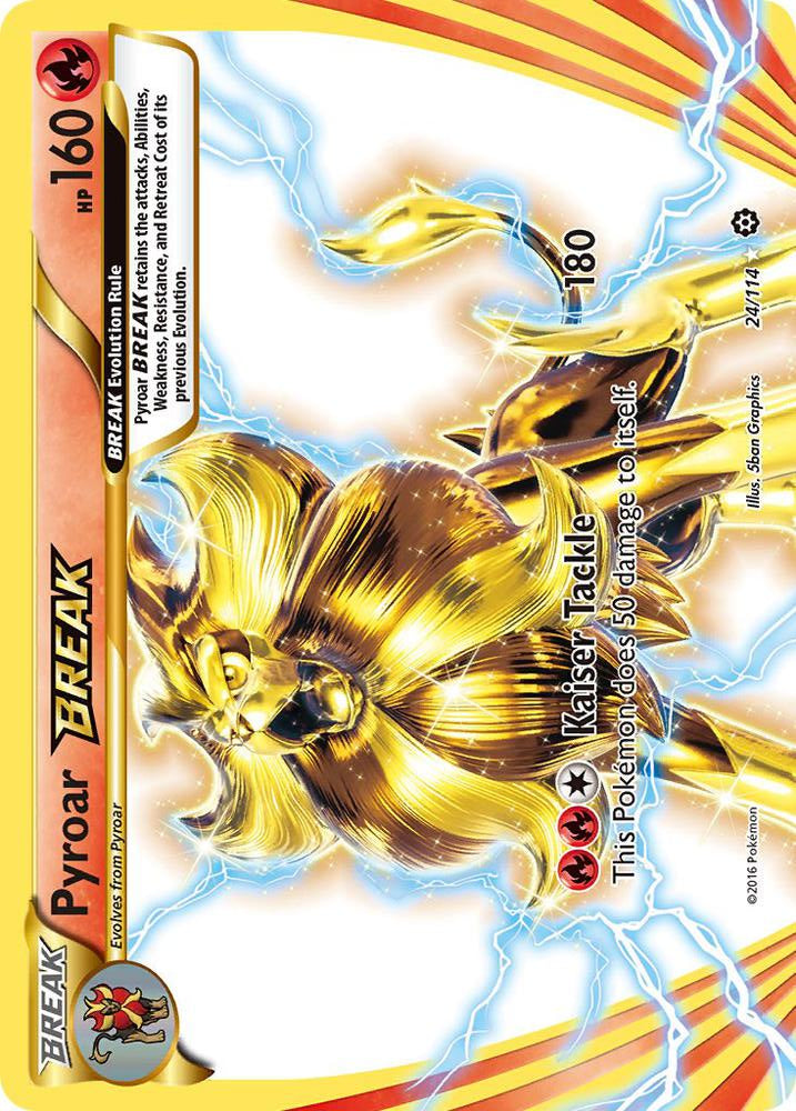 Pyroar BREAK 24/114 (XY - Steam Siege)  - Holofoil