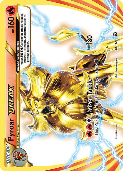Pyroar BREAK 24/114 (XY - Steam Siege)  - Holofoil