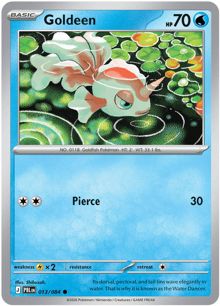 Goldeen 013/084 (ME05: Pitch Black) 