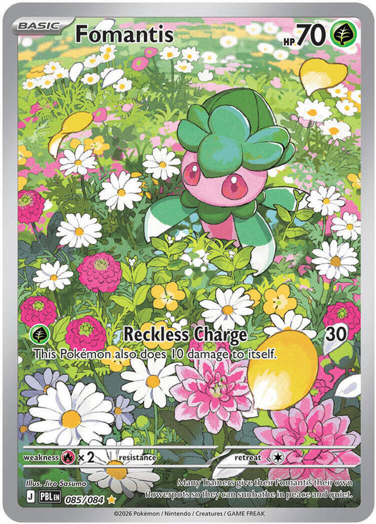 Fomantis 085/084 (ME05: Pitch Black)  - Holofoil