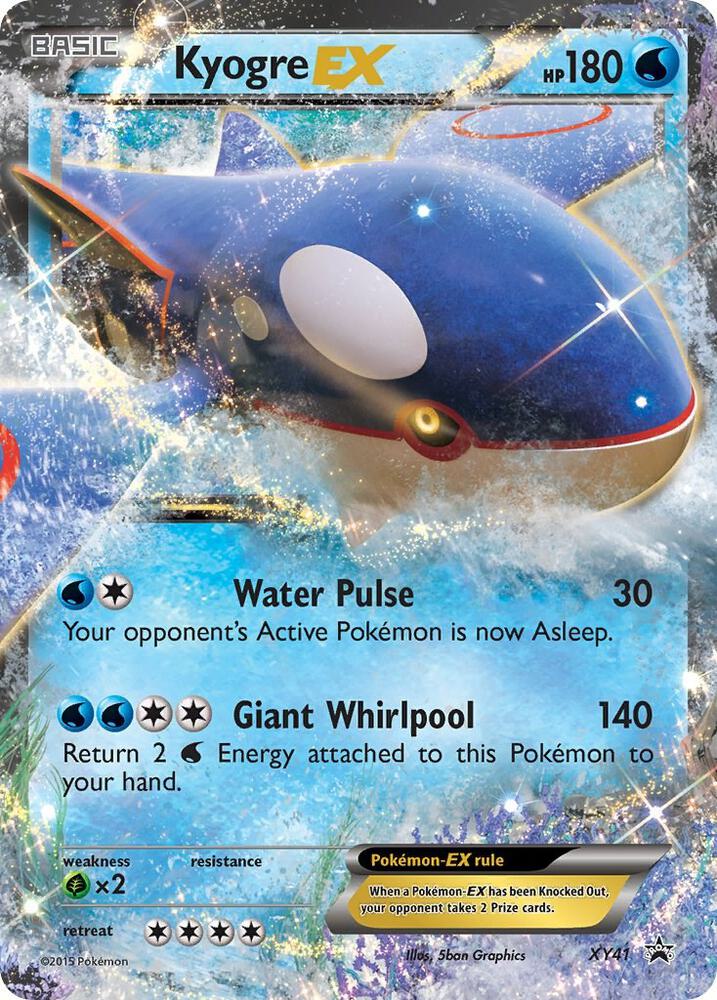 Kyogre EX XY41 (XY Promos)  - Holofoil