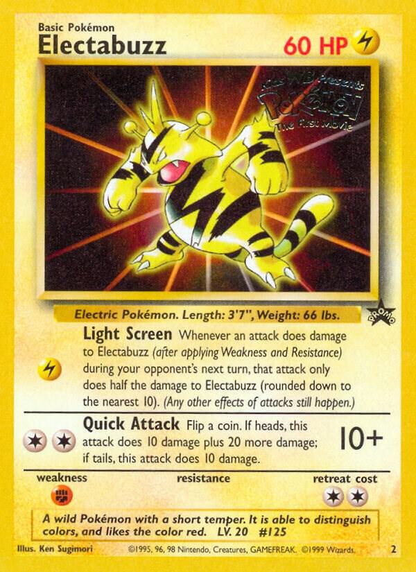Electabuzz Movie Promo 02/53 (WoTC Promo) 