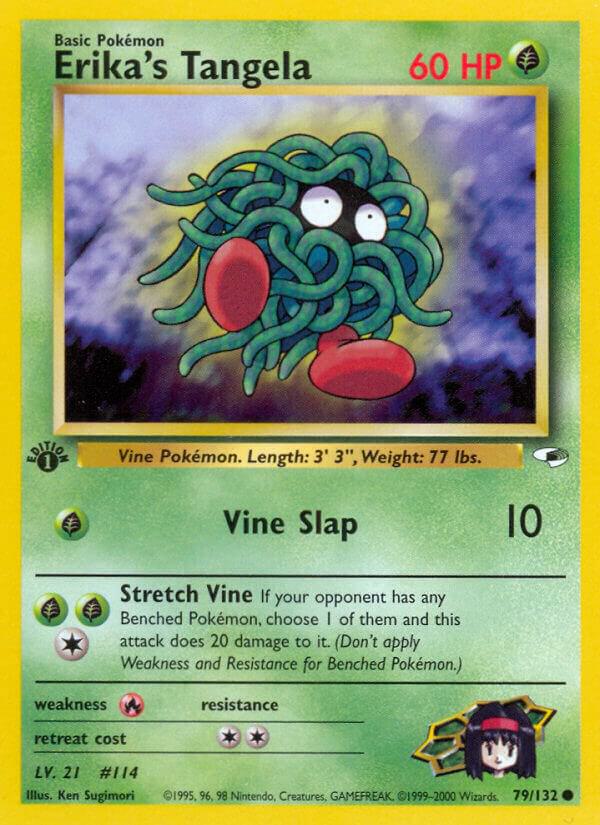 Erika's Tangela 079/132 (Gym Heroes)  - 1st Edition