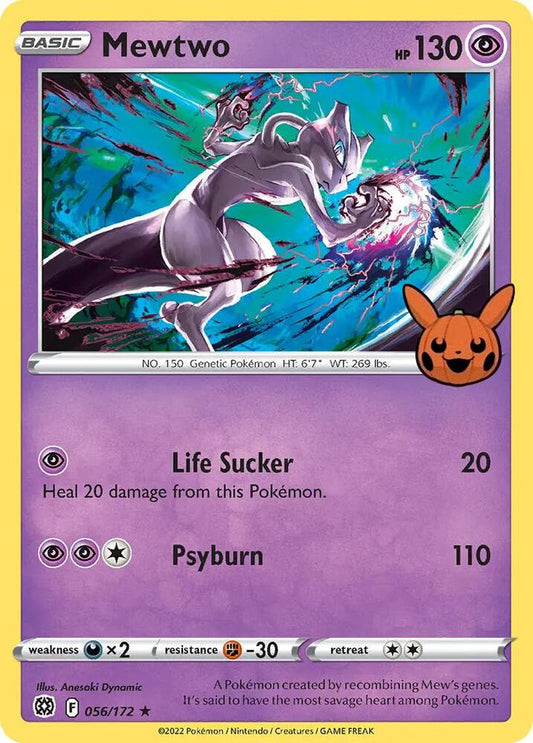 Mewtwo 056/172 (Trick or Trade BOOster Bundle)  - Holofoil