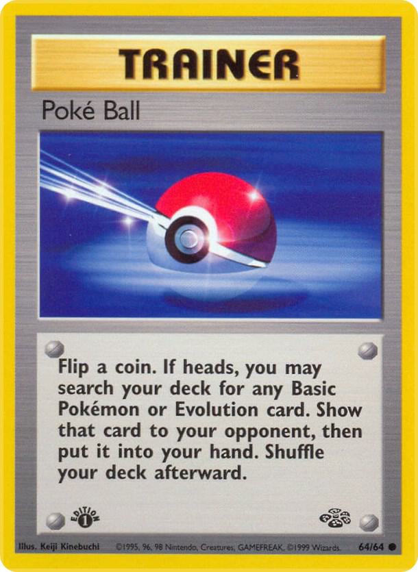 Poke Ball 64/64 (Jungle)  - 1st Edition