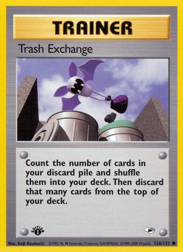 Trash Exchange 126/132 (Gym Heroes)  - 1st Edition