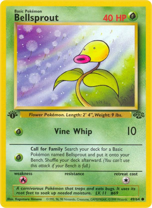 Bellsprout 49/64 (Jungle)  - 1st Edition