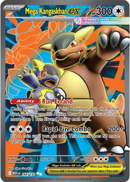 Mega Kangaskhan ex 164/132 (ME01: Mega Evolution)  - Holofoil