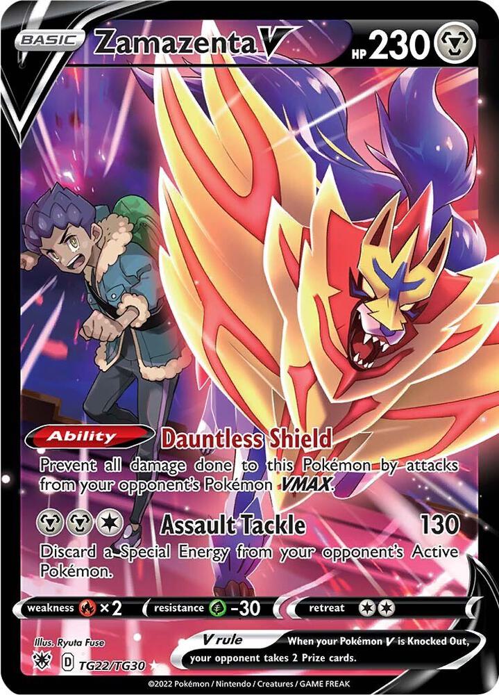 Zamazenta V TG22/TG30 (SWSH10: Astral Radiance Trainer Gallery)  - Holofoil