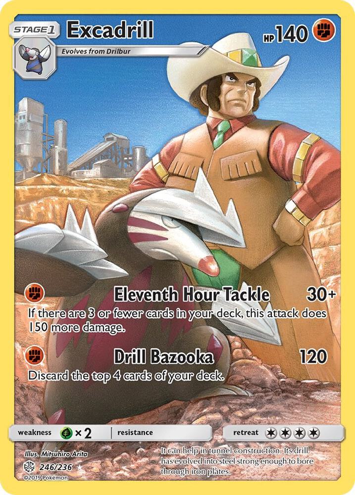 Excadrill Secret 246/236 (SM - Cosmic Eclipse)  - Holofoil