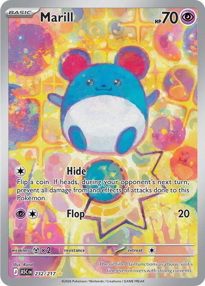 Marill 232/217 (ME: Ascended Heroes)  - Holofoil