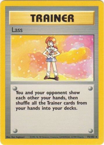 Lass 075/102 (Base Set)  - Unlimited Normal
