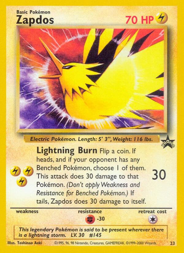 Zapdos 23/53 (WoTC Promo) 