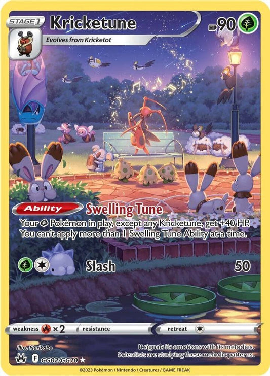 Kricketune GG02/GG70 (Crown Zenith: Galarian Gallery)  - Holofoil