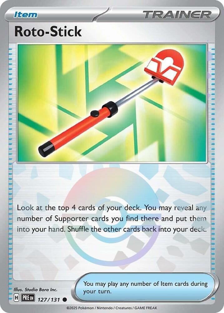 Roto Stick 127/131 (SV: Prismatic Evolutions)  - Poke Ball Holofoil