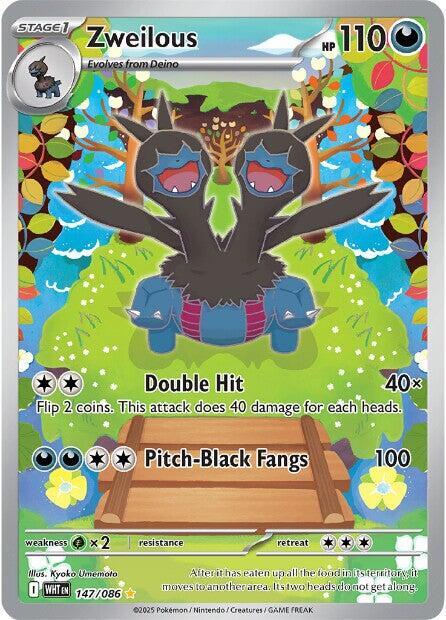 Zweilous 147/086 (SV: White Flare)  - Holofoil