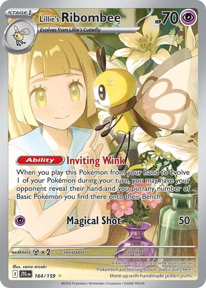 Lillies Ribombee 164 159 164/159 (SV09: Journey Together)  - Holofoil