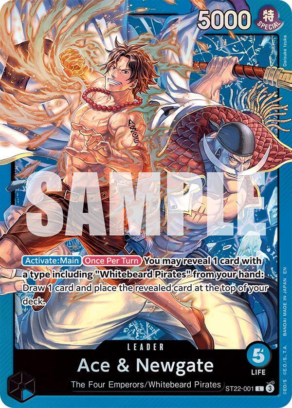 Ace & Newgate ST22-001 (Starter Deck 22: Ace & Newgate)  - Foil