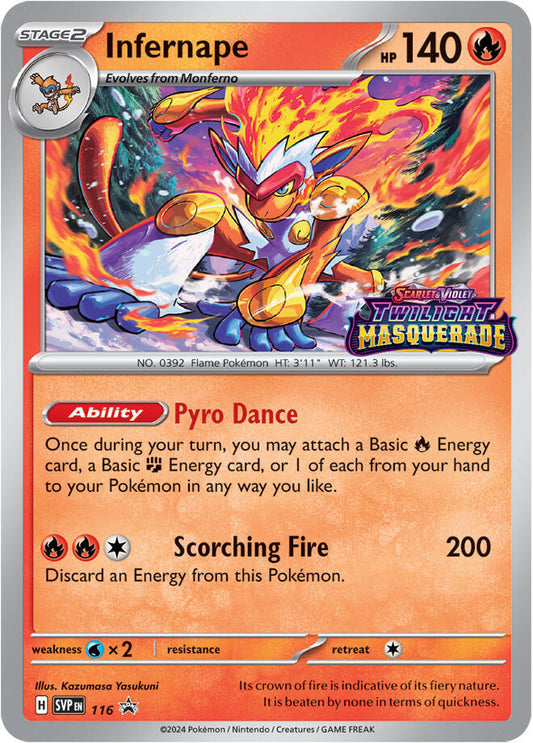 Infernape 116 (SV: Scarlet & Violet Promo Cards)  - Holofoil