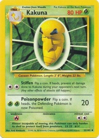Kakuna 033/102 (Base Set)  - Unlimited Normal