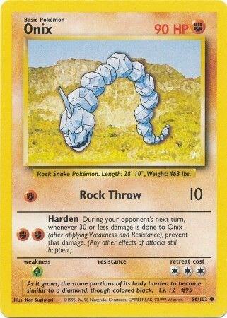 Onix 056/102 (Base Set)  - Unlimited Normal
