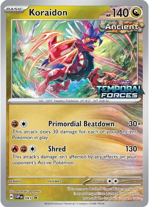 Koraidon Prerelease 091 (SV: Scarlet & Violet Promo Cards)  - Holofoil