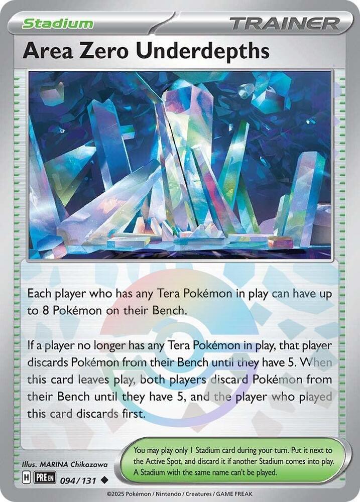 Area Zero Underdepths 094/131 (SV: Prismatic Evolutions)  - Poke Ball Holofoil