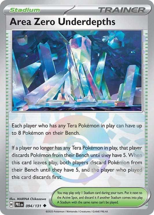 Area Zero Underdepths 094/131 (SV: Prismatic Evolutions)  - Poke Ball Holofoil