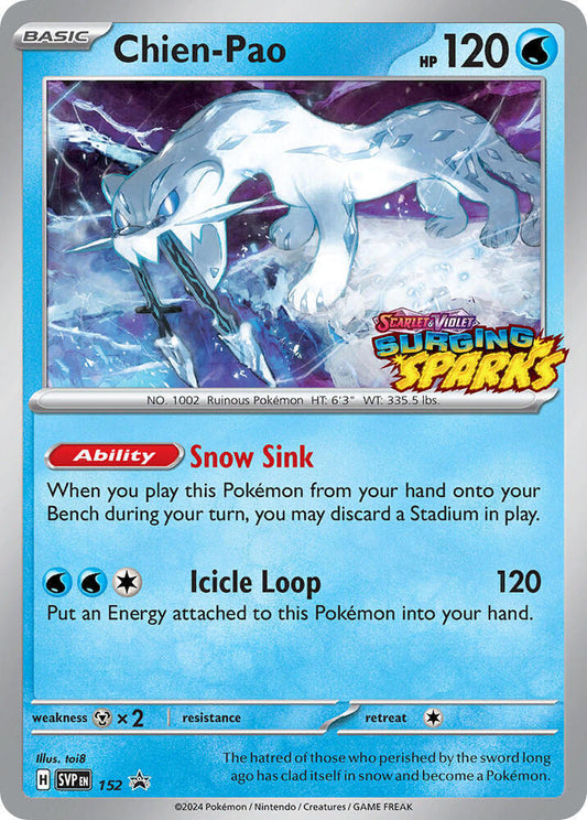 Chien-Pao 152 (SV: Scarlet & Violet Promo Cards)  - Holofoil