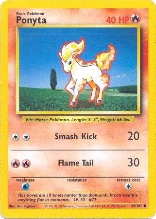 Ponyta 060/102 (Base Set)  - Unlimited Normal