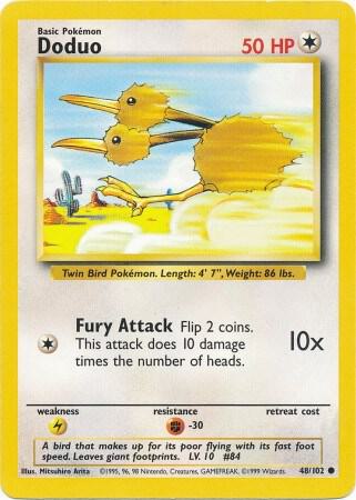 Doduo 048/102 (Base Set)  - Unlimited Normal