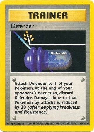 Defender 080/102 (Base Set)  - Unlimited Normal