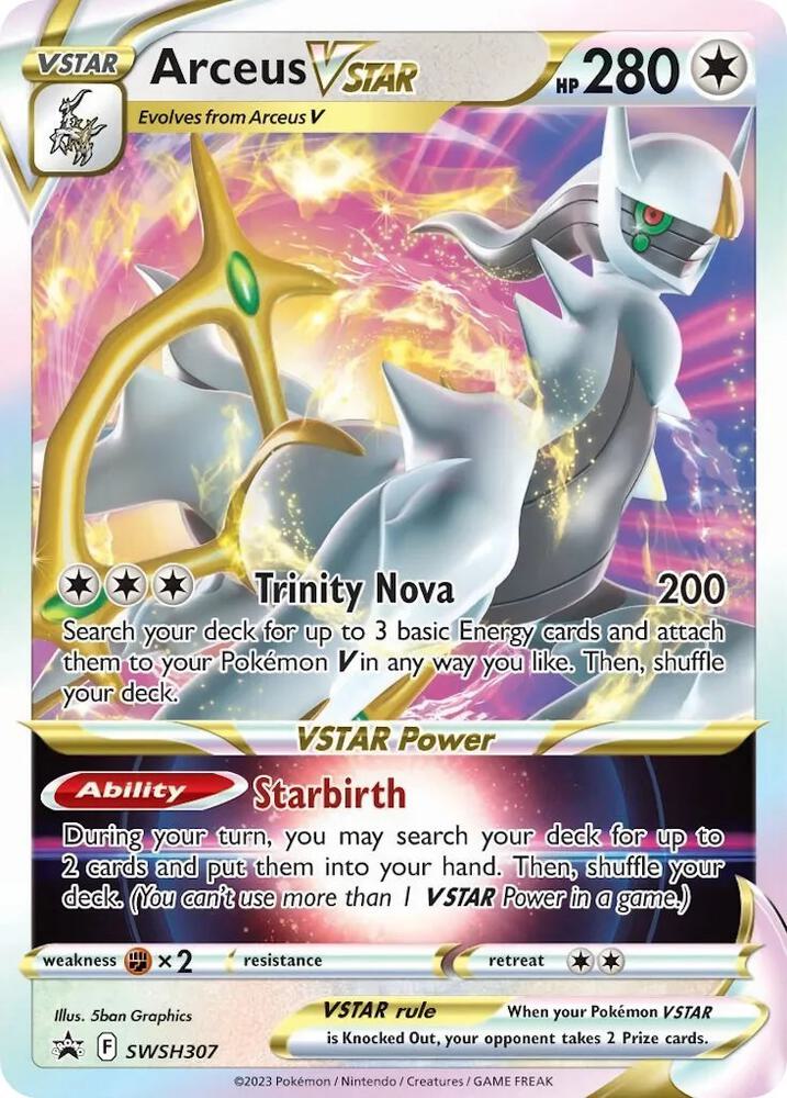 Arceus VSTAR SWSH307 (SWSH: Sword & Shield Promo Cards)  - Holofoil