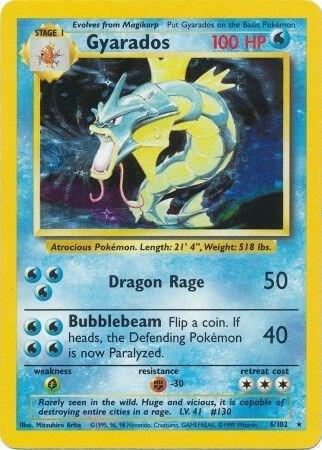 Gyarados 006/102 (Base Set)  - Unlimited Holofoil