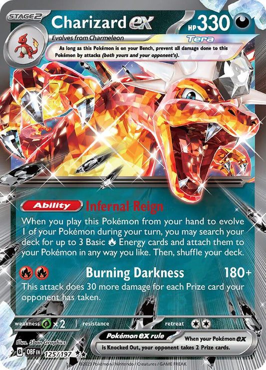 Charizard ex 125/197 (SV03: Obsidian Flames)  - Holofoil