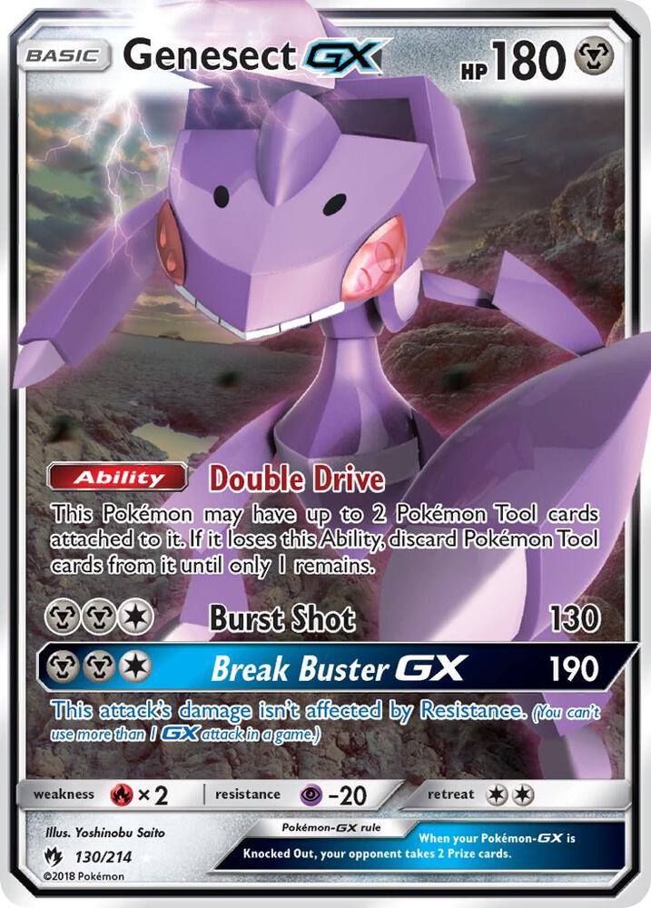 Genesect GX 130/214 (SM - Lost Thunder)  - Holofoil