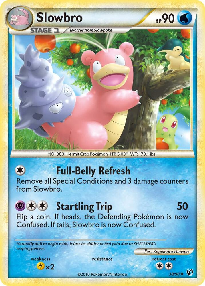 Slowbro 38/90 (Undaunted)  - Reverse Holofoil