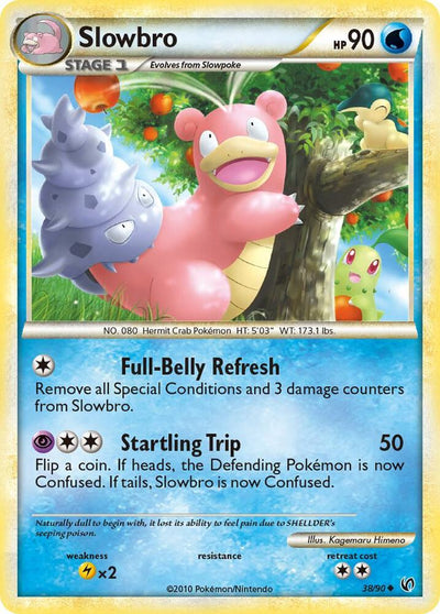Slowbro 38/90 (Undaunted)  - Reverse Holofoil